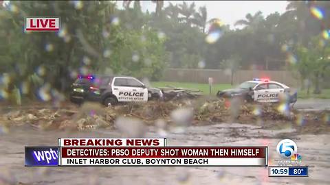PBSO deputy kills self, shoots woman in Boynton Beach