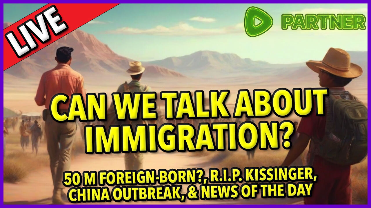 Can We Talk About Immigration? ☕ 🔥 #50Million Foreign Born Population +Today's News C&N150