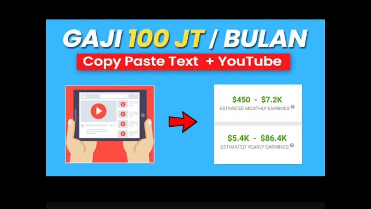 Gaji 100 juta/bulan dari copy paste text