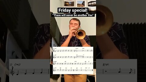 A little bit of “There will never be another You” • • • #jazz #jazzmusic #trumpet #brass #practice