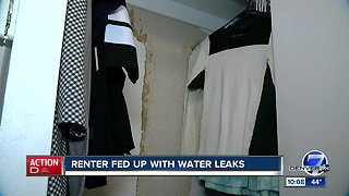 Fed up with three water leaks, Denver renter demands action