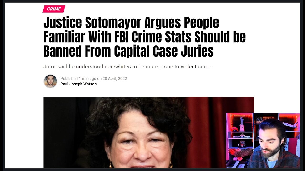 WOKE Supreme Court Justice Does NOT Want Informed Jurors, Tried To Block Awareness Of Statistics!