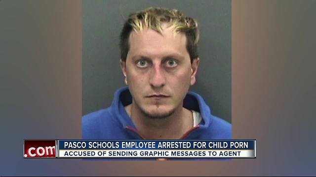 Pasco Schools employee arrested for child porn in undercover online bust