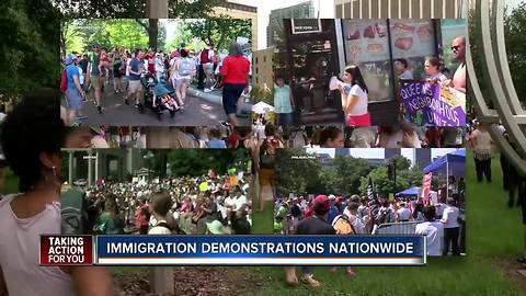 Immigration protests nationwide