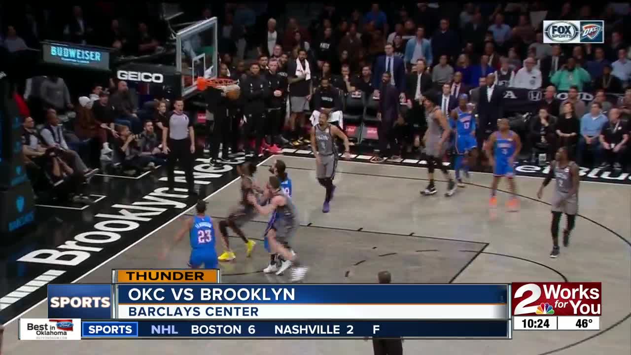 Thunder Beat Brooklyn 111-103