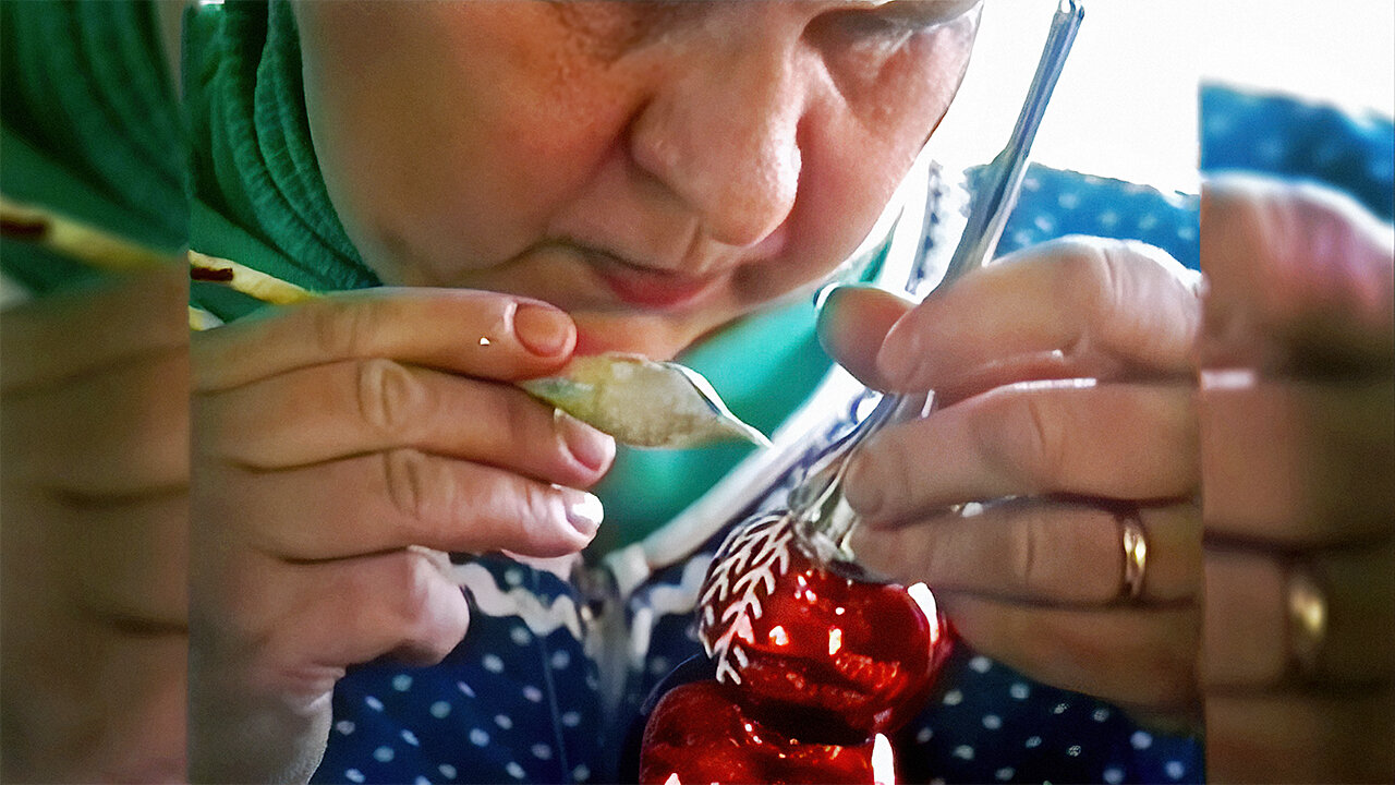 1990 Christmas Ornament Making Czech Republic