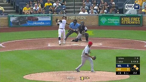 Brewers take wild extra-inning game in Pittsburgh