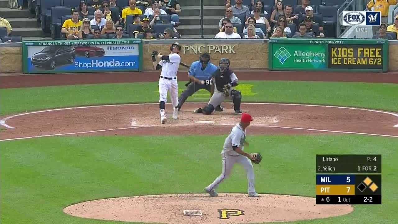 Brewers take wild extra-inning game in Pittsburgh
