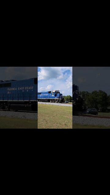 Florida East Coast Railway train unknown Daytona Beach Golf Club June 12 2023 #railfanrob #fec416