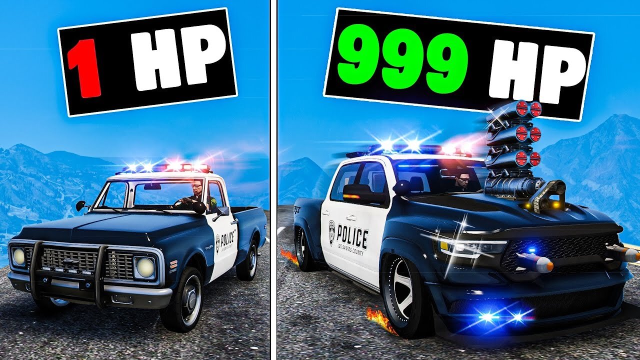 Upgrading to the FASTEST Police Truck in GTA 5