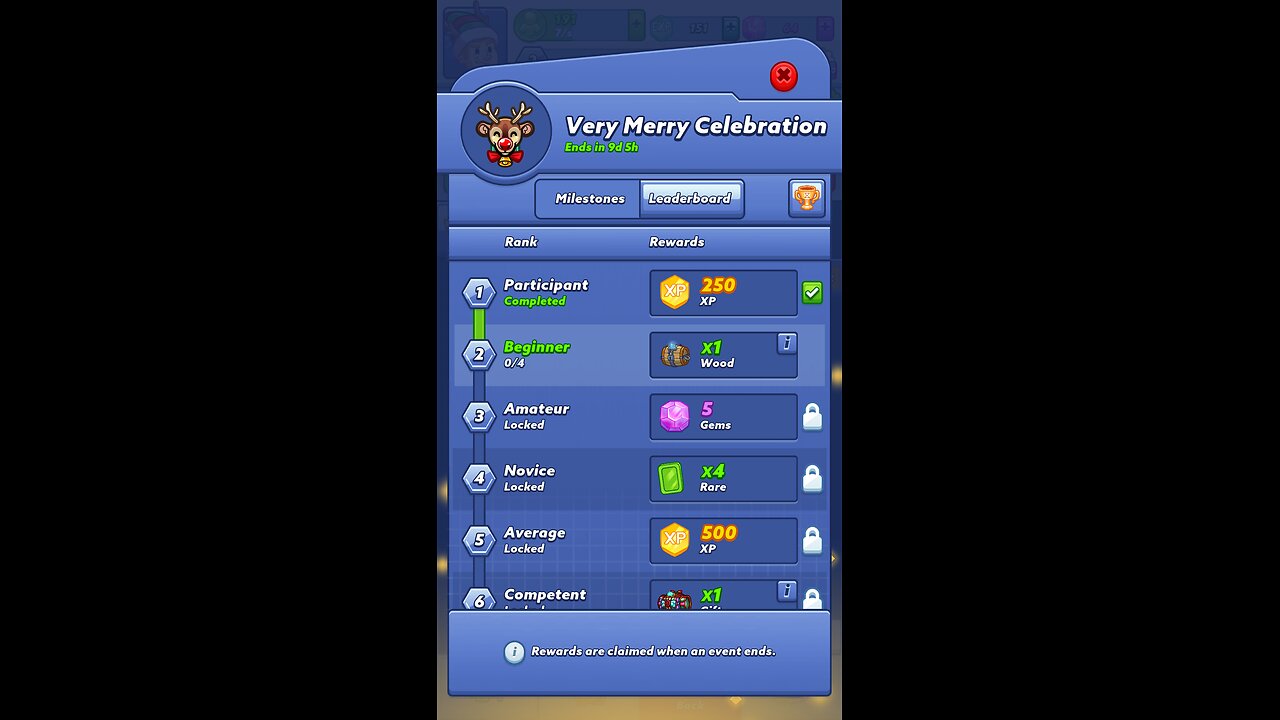 Adventure Ages - Very Merry Celebration Game Event - December 2023