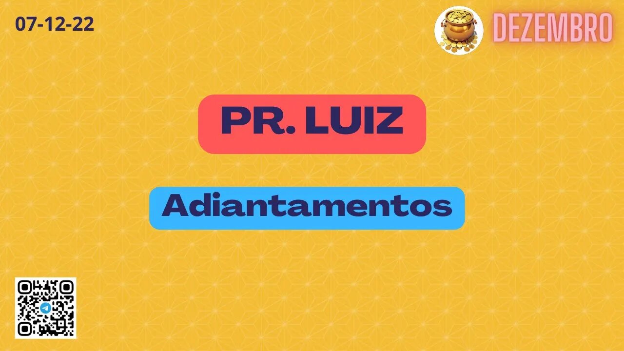 PR LUIZ Adiantamentos