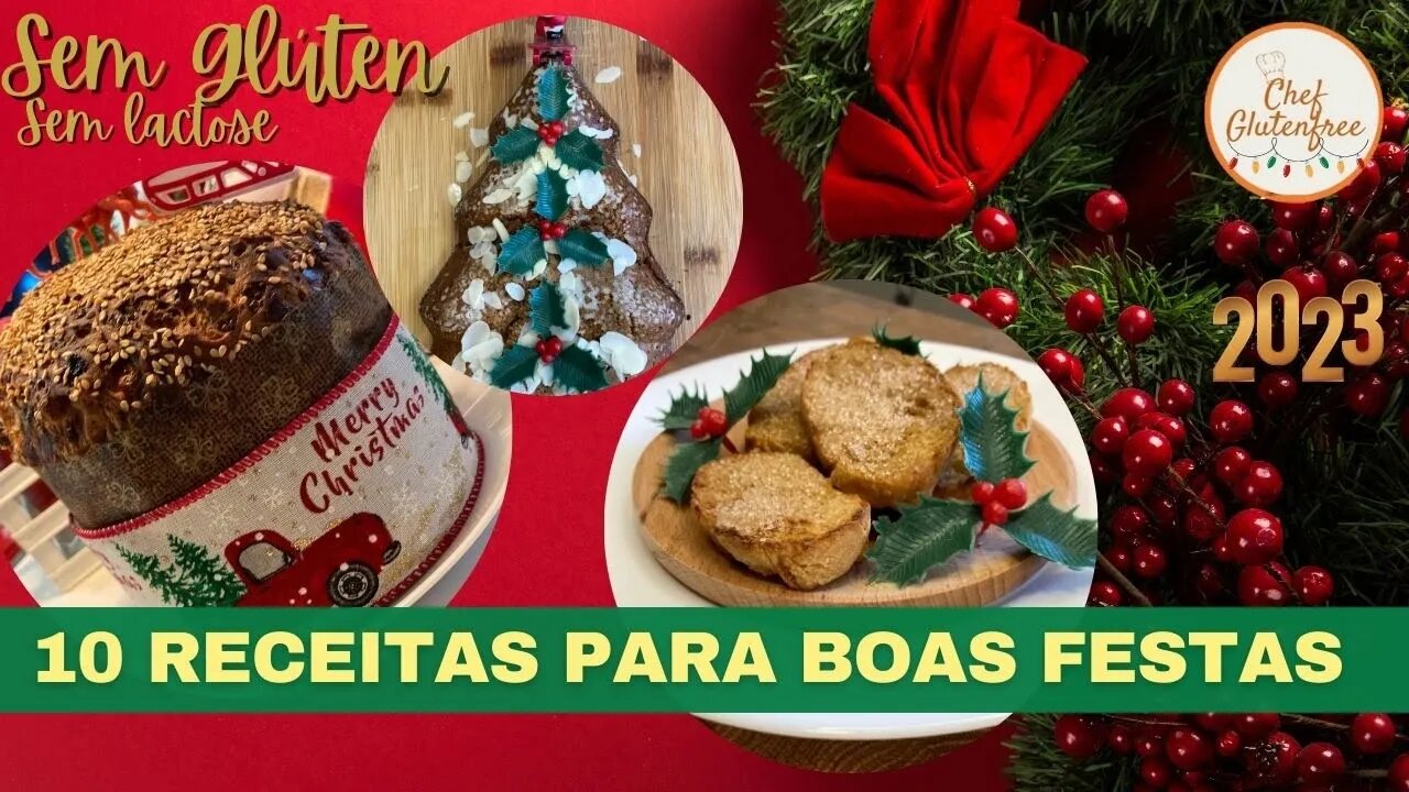 🎅🏻10 Receitas para Boas Festas- Sem Glúten, Sem Lactose e Vegetarianas