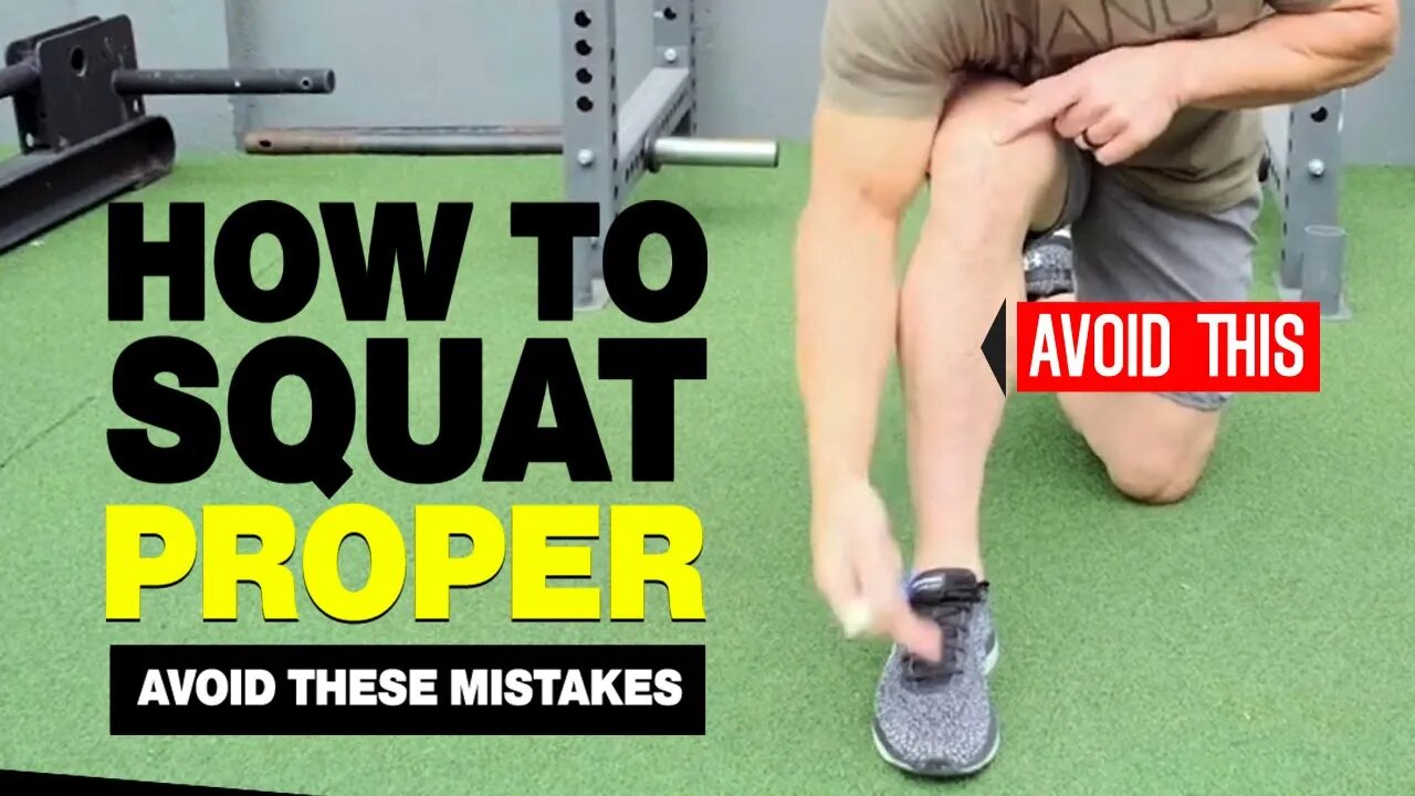 How To Squat Properly (AVOID THESE MISTAKES)