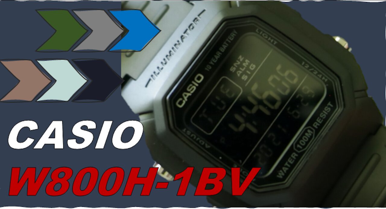 Casio W800H-1BV Overview 07.11.21