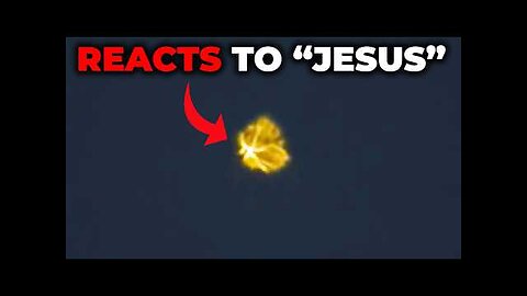 Mysterious Orbs over NJ REACT to hearing "JESUS" the truth about UFO Drones