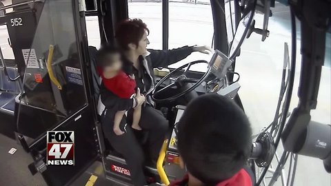 Wisconsin bus driver saves 1-year-old left alone on freeway overpass