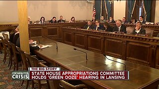 State House Appropriations Committee holds 'Green Ooze' hearing in Lansing.