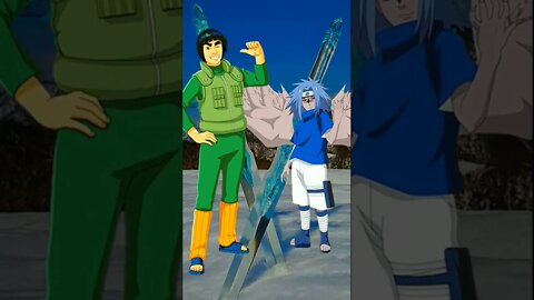 WHO IS STRONGEST?? SASUKE VS GUY.#shorts