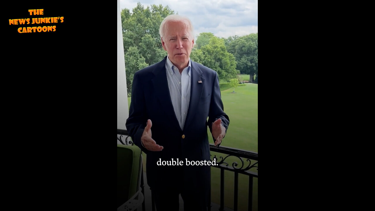 Biden shows up to let people know that Kamala is still just a VP: "I've been double boosted."