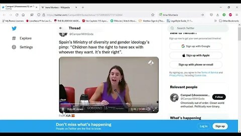 Spanish Minister Endorses Pedophilia if the Child Consents