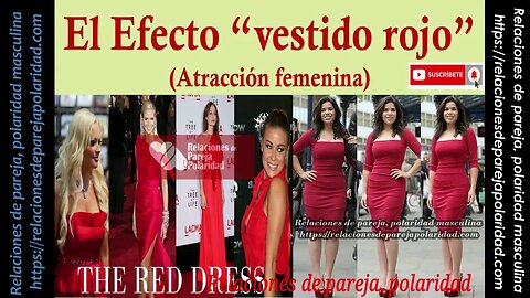 El Efecto “Vestido rojo” Jordan Peterson 👗 Atracción femenina 👗💘💕 - mejorado