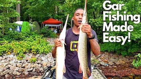 How to Catch Gar | Longnose Gar Fishing Mayhem!!