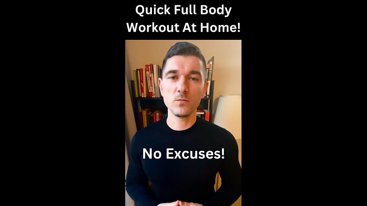 Quick Full Body Workout At Home! No Excuses!