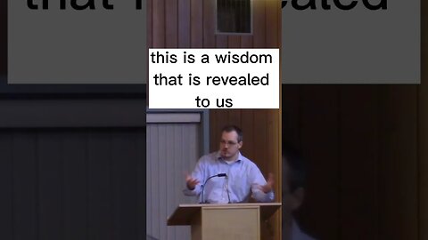 A VERY Different Kind of WIsdom!! (than the wisdom of man)