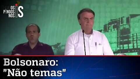 Bolsonaro cita a Bíblia e pede coragem durante a pandemia
