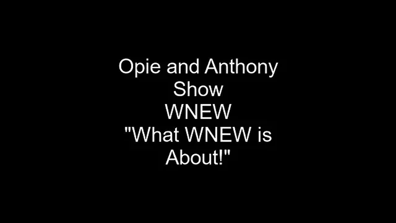 The Bitter Opie and Anthony Show: "Mr. Snothead!" 01/11/1999