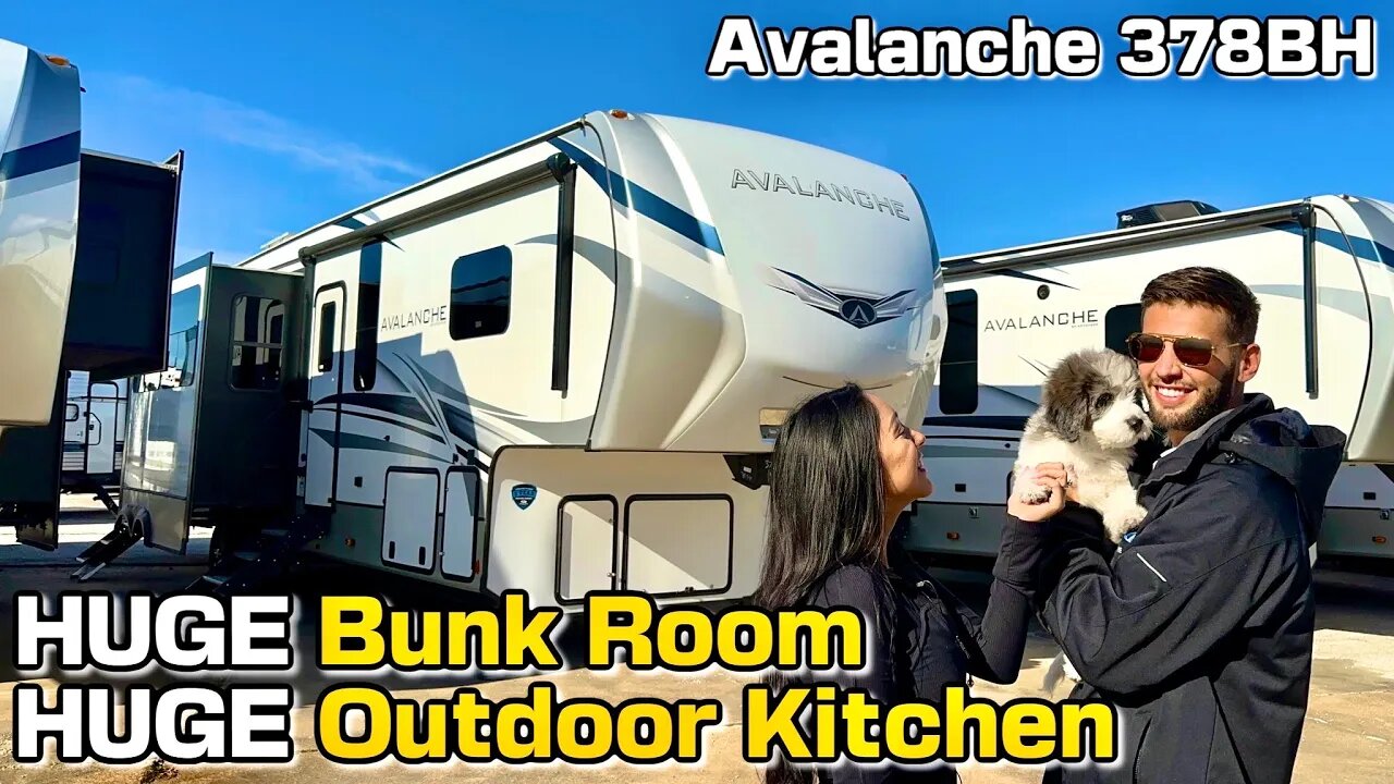 This Bunkhouse Fifth Wheel is a DREAM | Avalanche 378BH