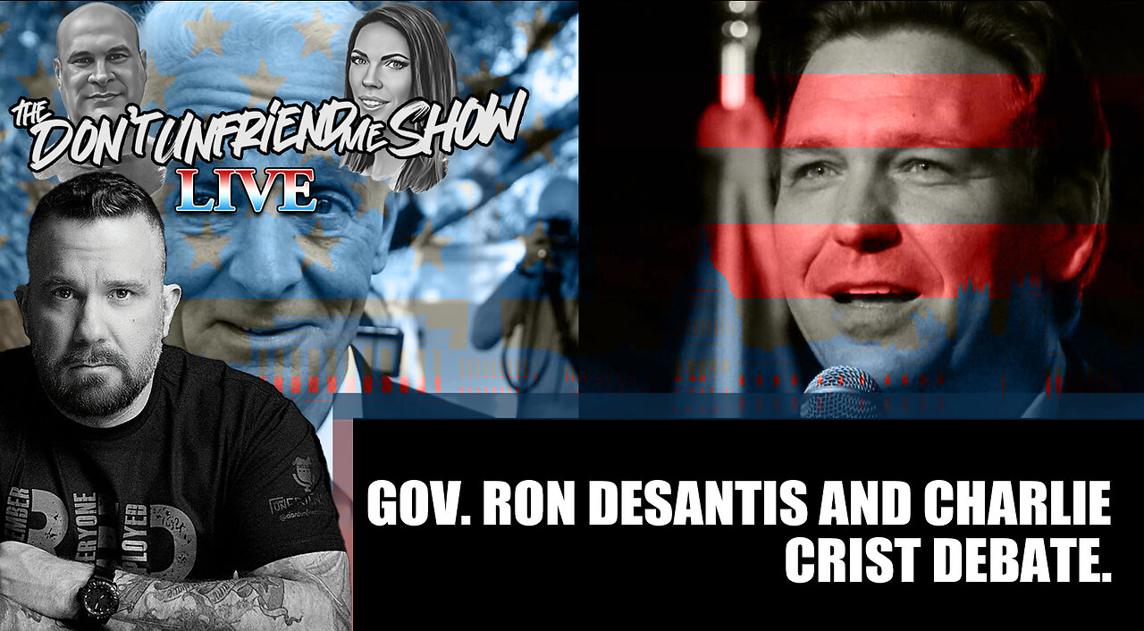 Gov. Ron DeSantis and Charlie Crist debate. 24OCT22