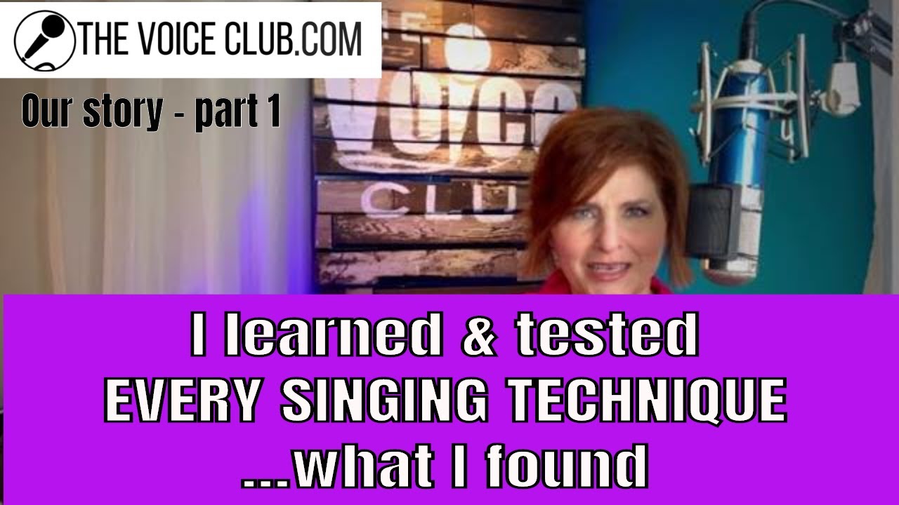 PT 1: I studied and compared every singing technique: the results for a professional singer