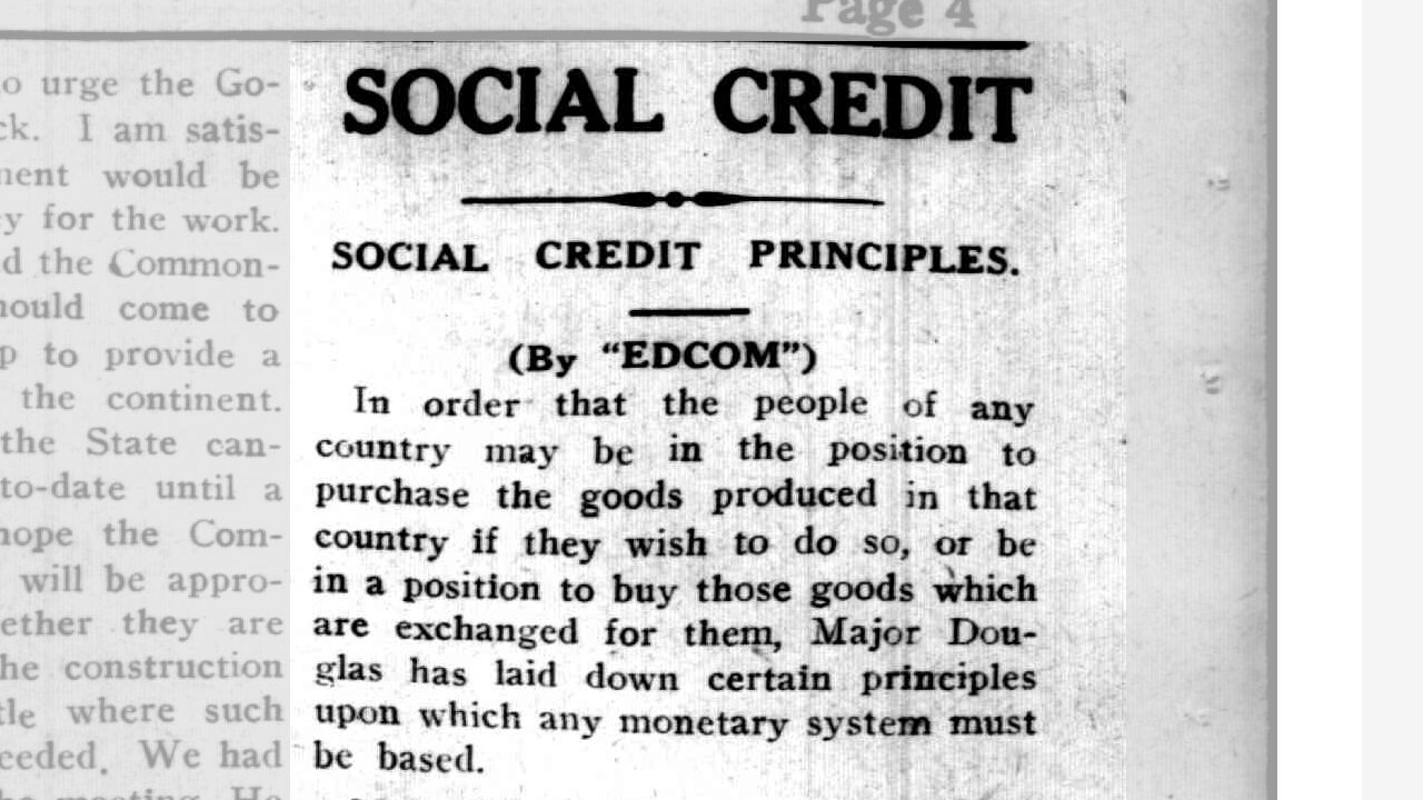 008 – Social Credit Principles – National Library of Australia - 1933