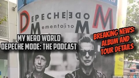 Depeche Mode Breaking News: Album and Tour details