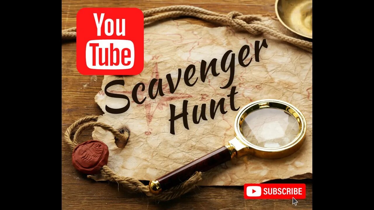 YouTube Reader Scavenger Hunt: Watch to the end for your secret word!