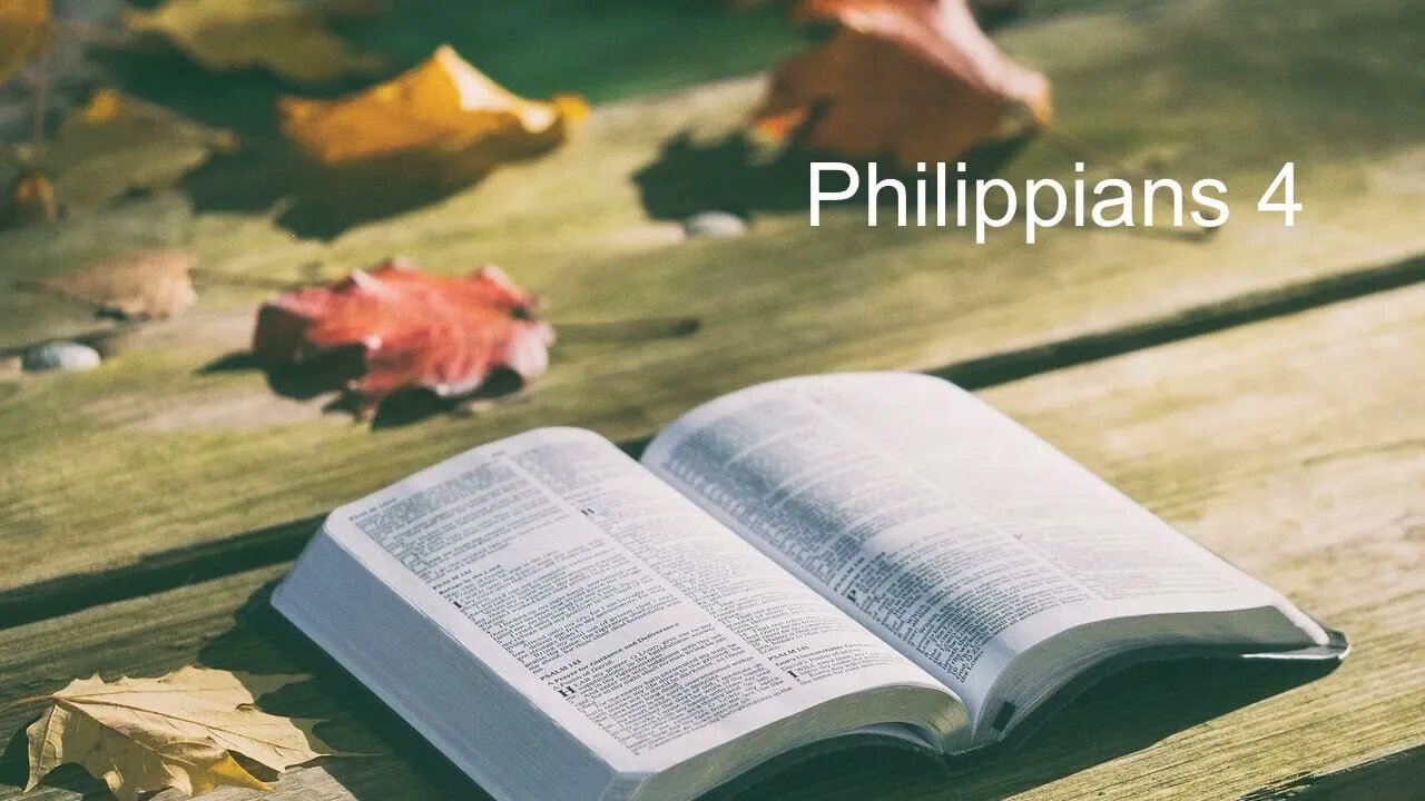 Philippians 4 - NKJV - Audio Bible - No Music