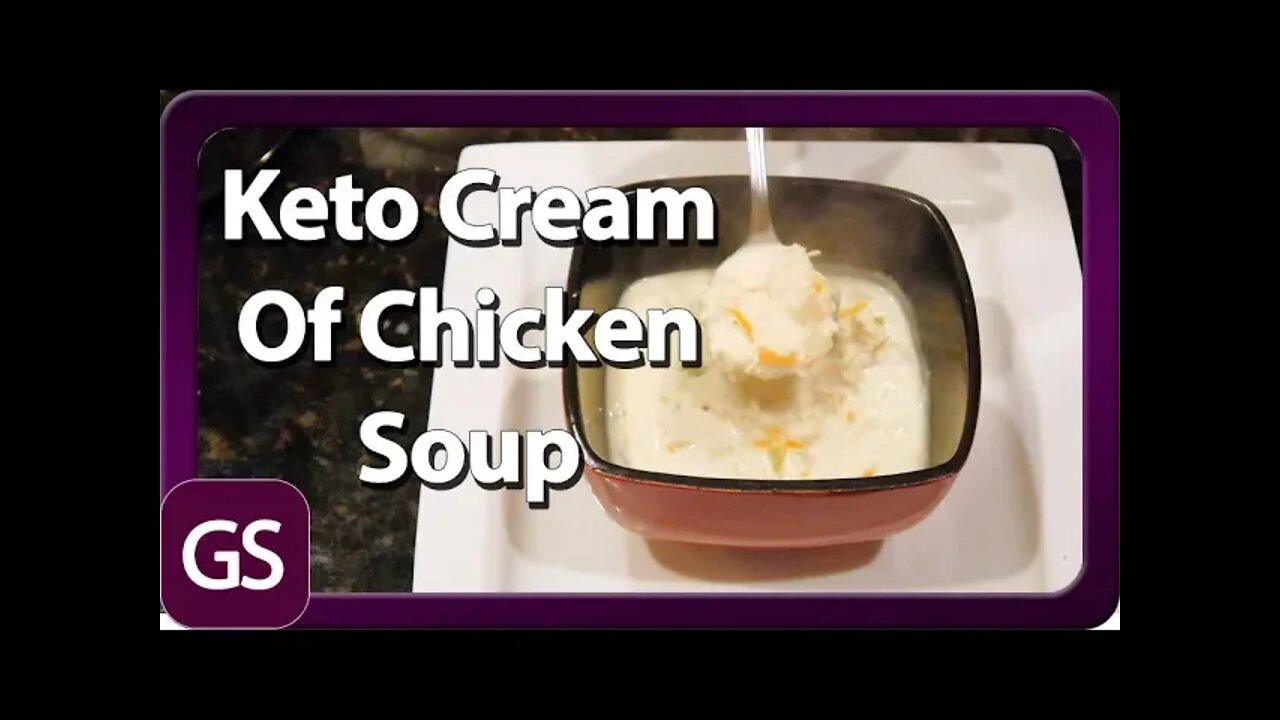 Chunky Keto Cream Of Chicken Soup