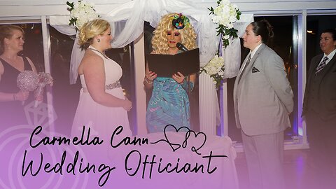 Carmella Cann Officiates Wedding