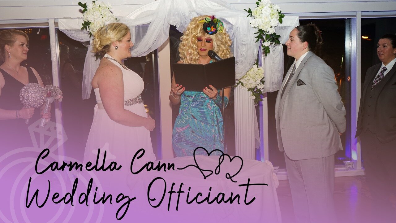 Carmella Cann Officiates Wedding