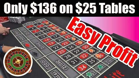 You Need $136 to Profit w/ This Roulette System