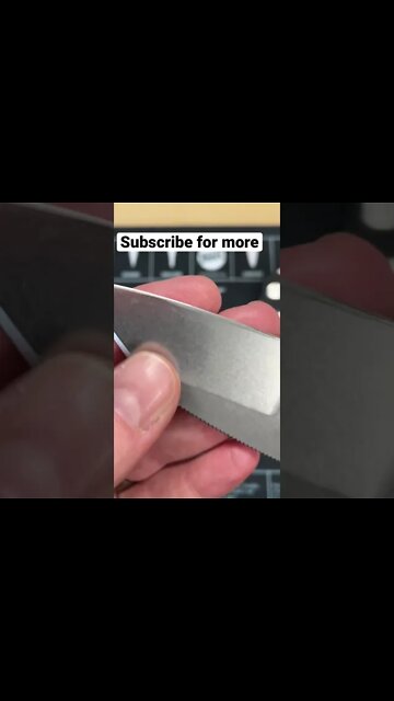 Just a little bit of edge knowledge… You can find more on my channel #Shorts #Knives#knifelife ￼
