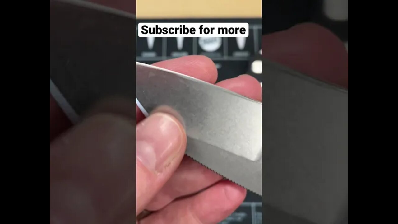 Just a little bit of edge knowledge… You can find more on my channel #Shorts #Knives#knifelife ￼