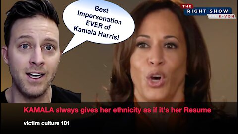 Hilarious Impersonation of Kamala Harris (...comedian K-von goes in)