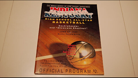 June 17, 1989 - Indiana-Kentucky Boys All-Star Basketball Game (50th Anniversary)