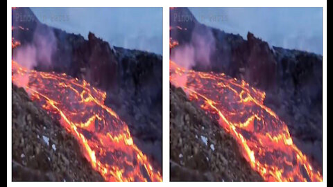 Iceland, April 2021:huge volcano, you will be shocked by people's reaction