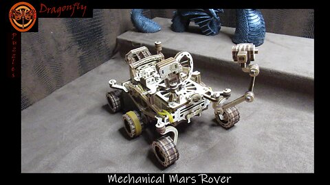 Mechanical Mars Rover 3D Wooden Puzzle