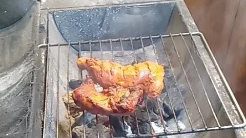 Chicken Barbecue Cooking