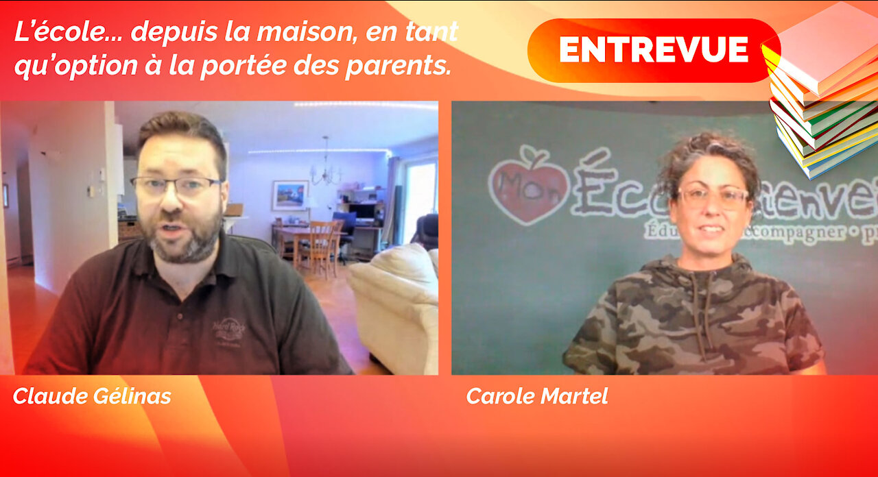 Claude Gélinas échange avec Carole Martel à propos de son École Bienveillante